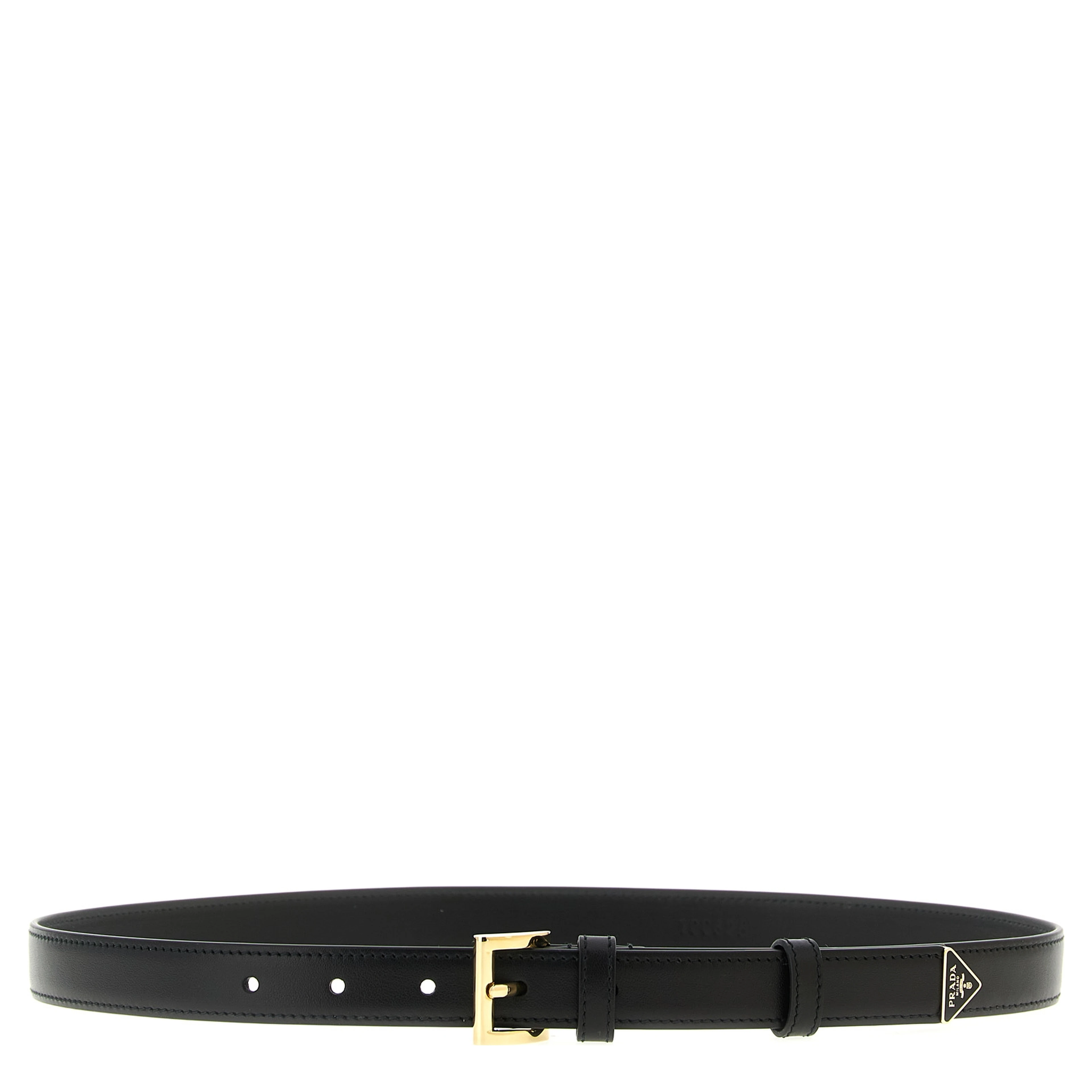 Black Calfskin Regular Belt