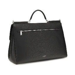 Black Calf Leather Bos Taurus Shoulder Bag