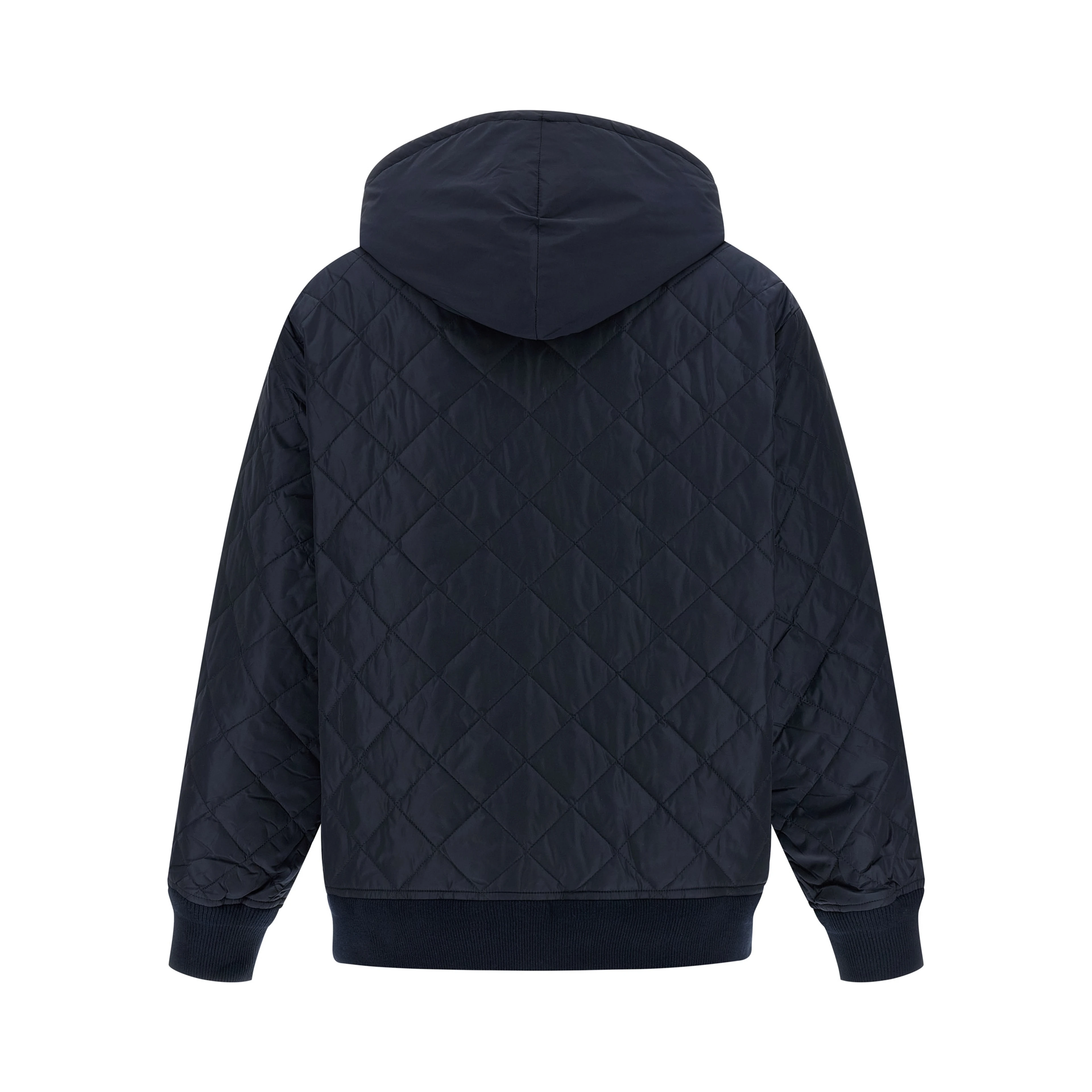 Blue Recycled Polyamide Bomber