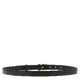 Black Calfskin Regular Belt