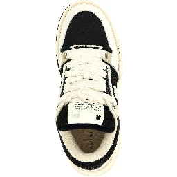 Bicolor Calfskin Athletic Sneakers