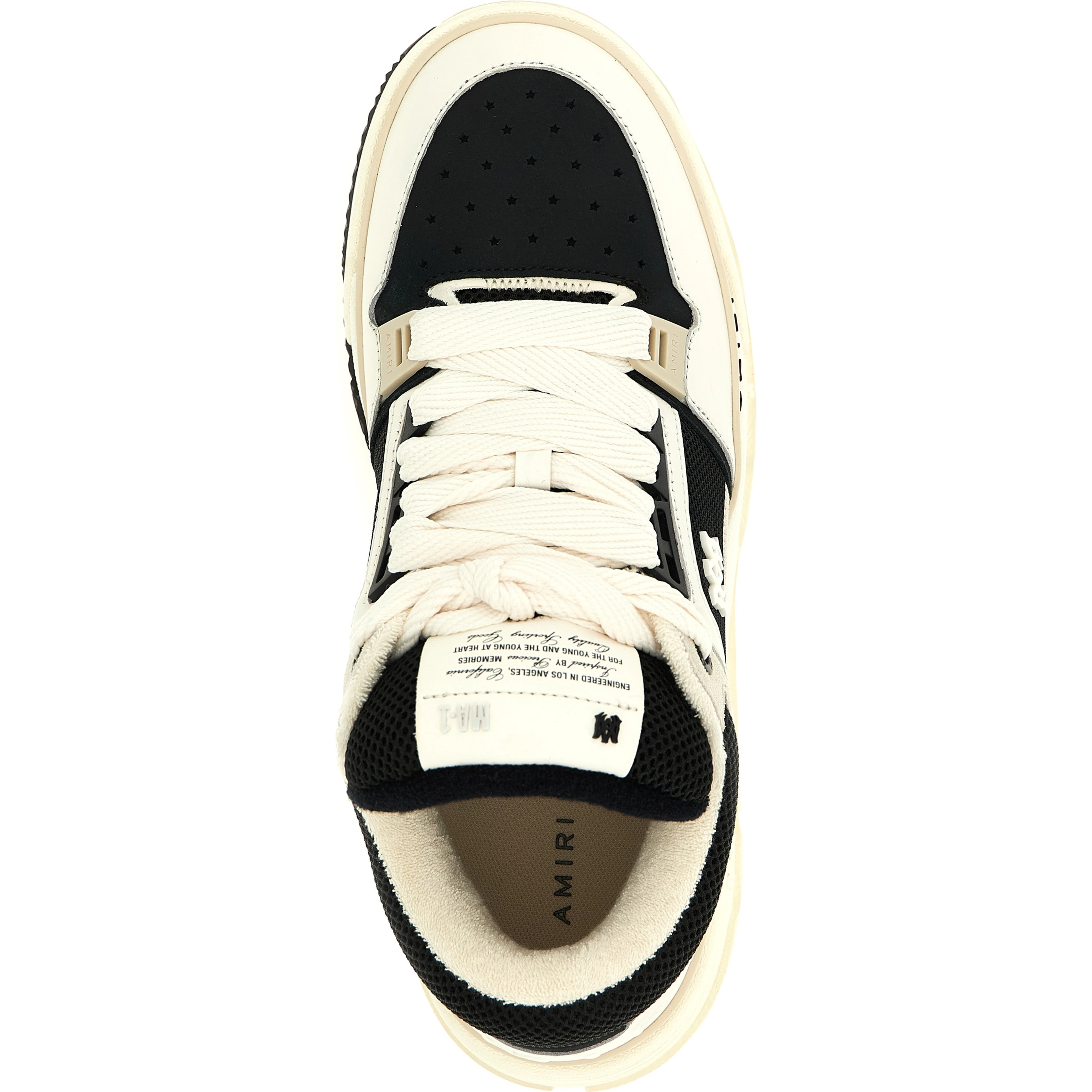 Bicolor Calfskin Athletic Sneakers
