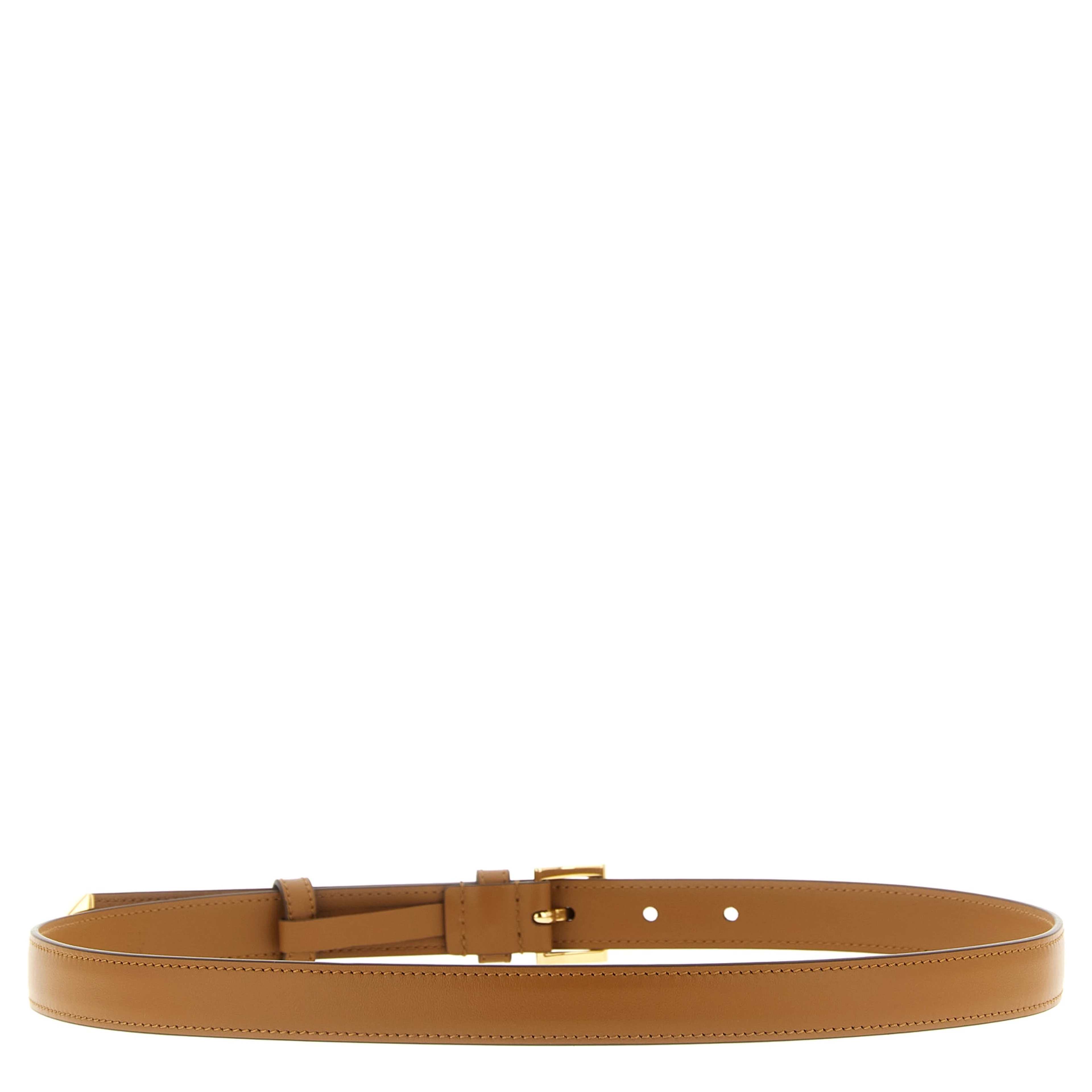 Brown Calfskin Regular Belt