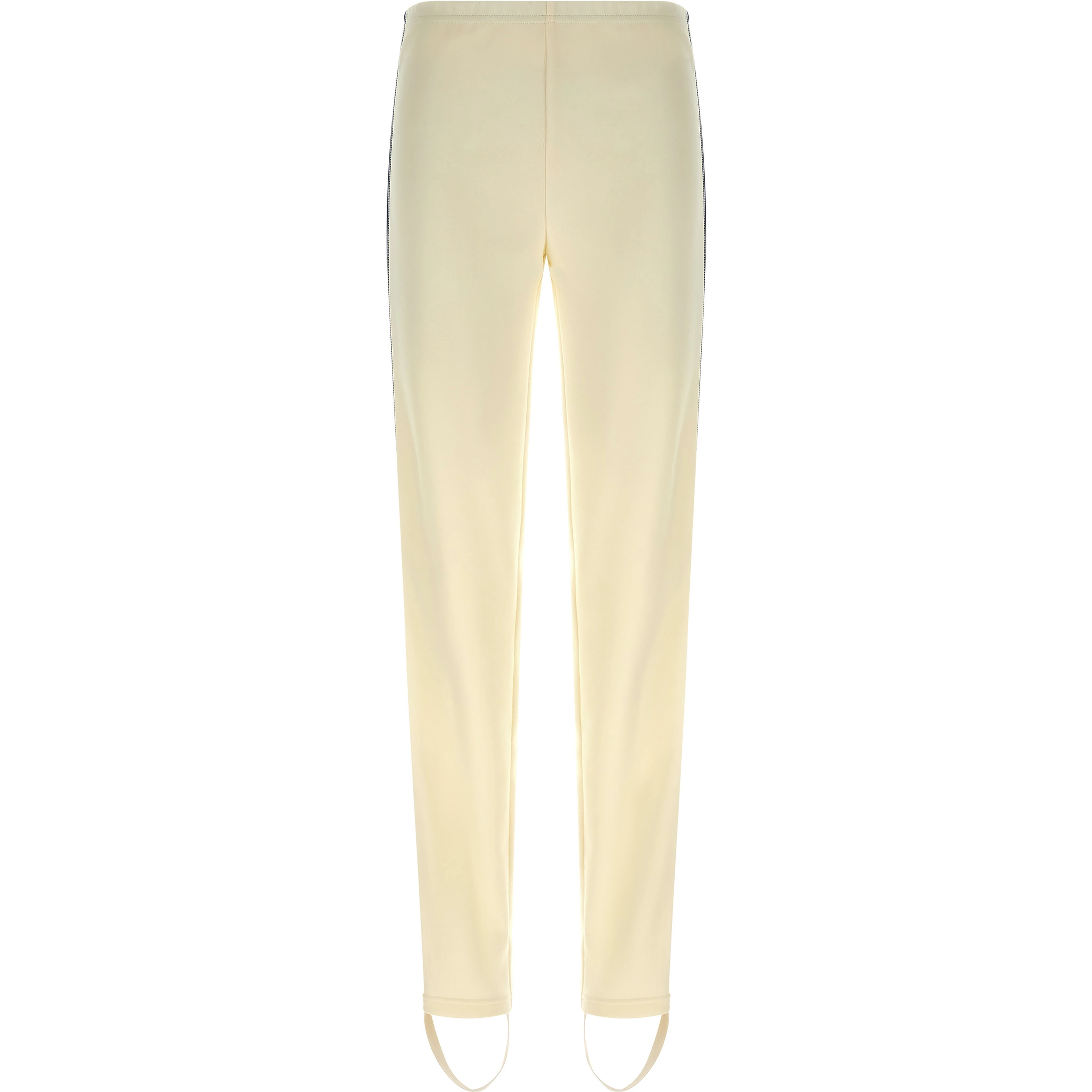 White Polyester Joggers (Workout Pants)
