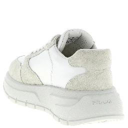 White Polyamide Athletic Sneakers