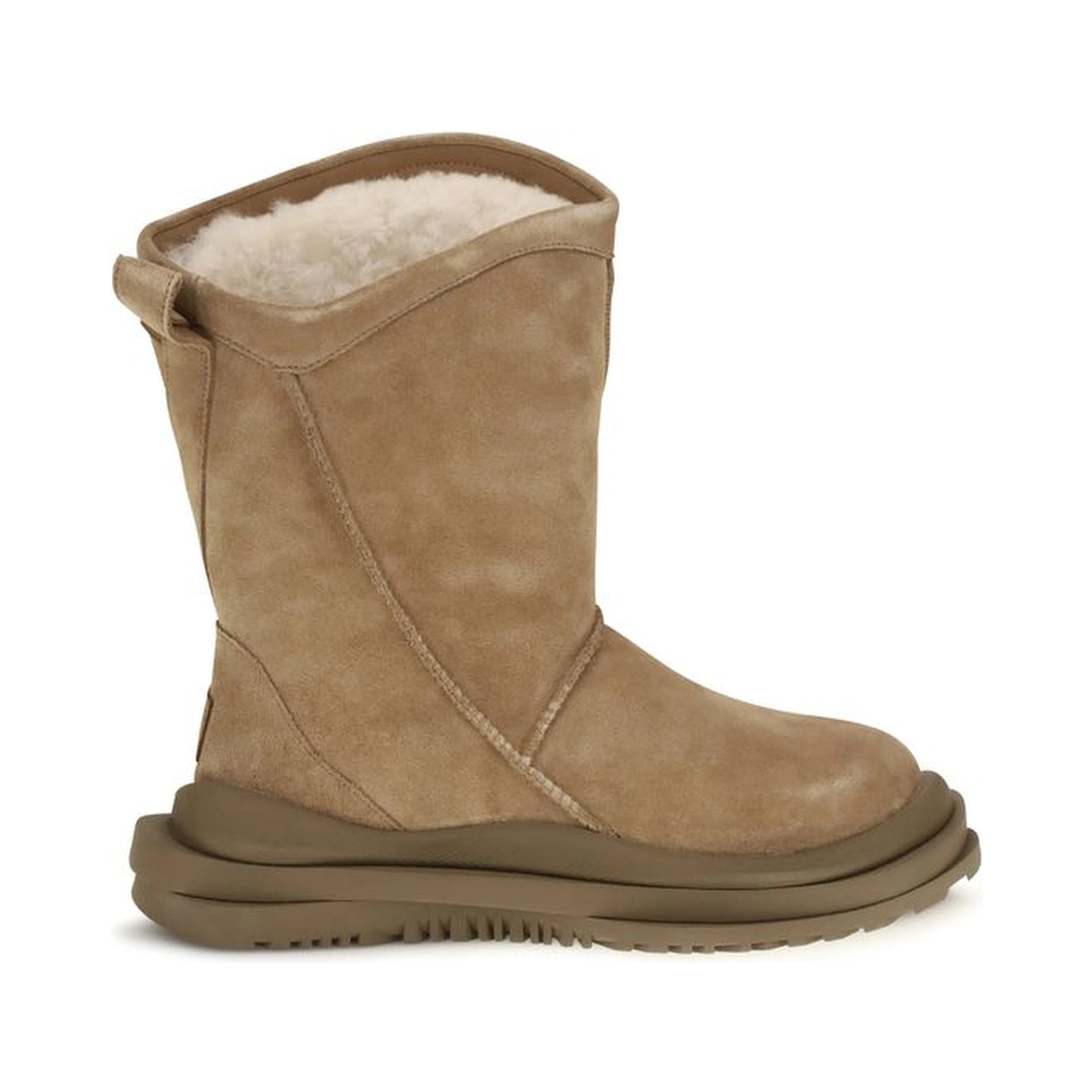 Brown Suede Leather Ankle Boots