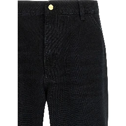 Black Organic Cotton Straight-Leg Jeans