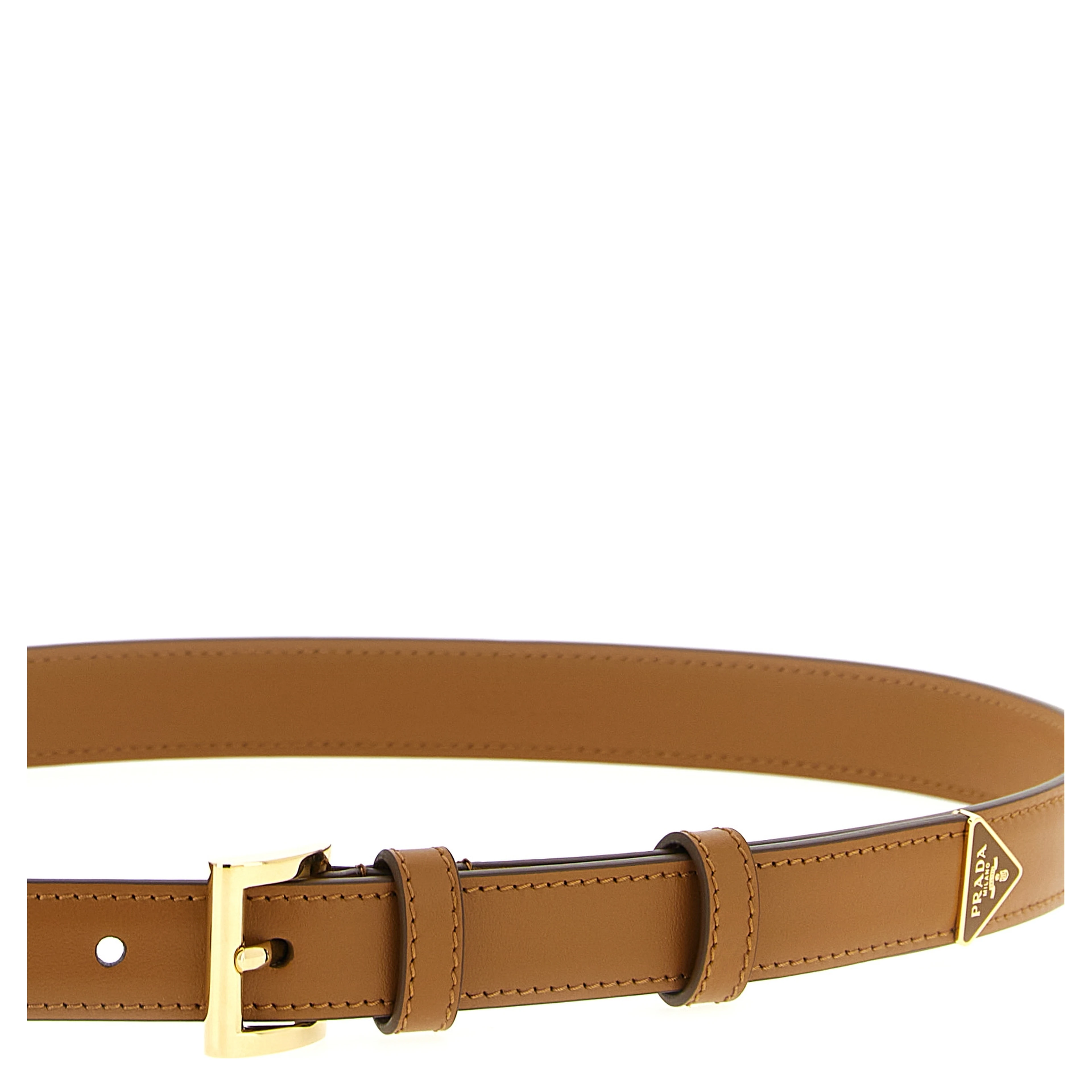 Brown Calfskin Regular Belt