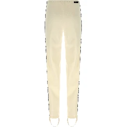 White Polyester Joggers (Workout Pants)