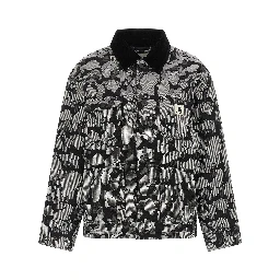 Gray Cotton Full-Length Jacket