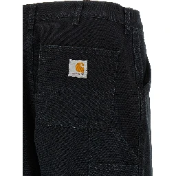 Black Organic Cotton Straight-Leg Jeans