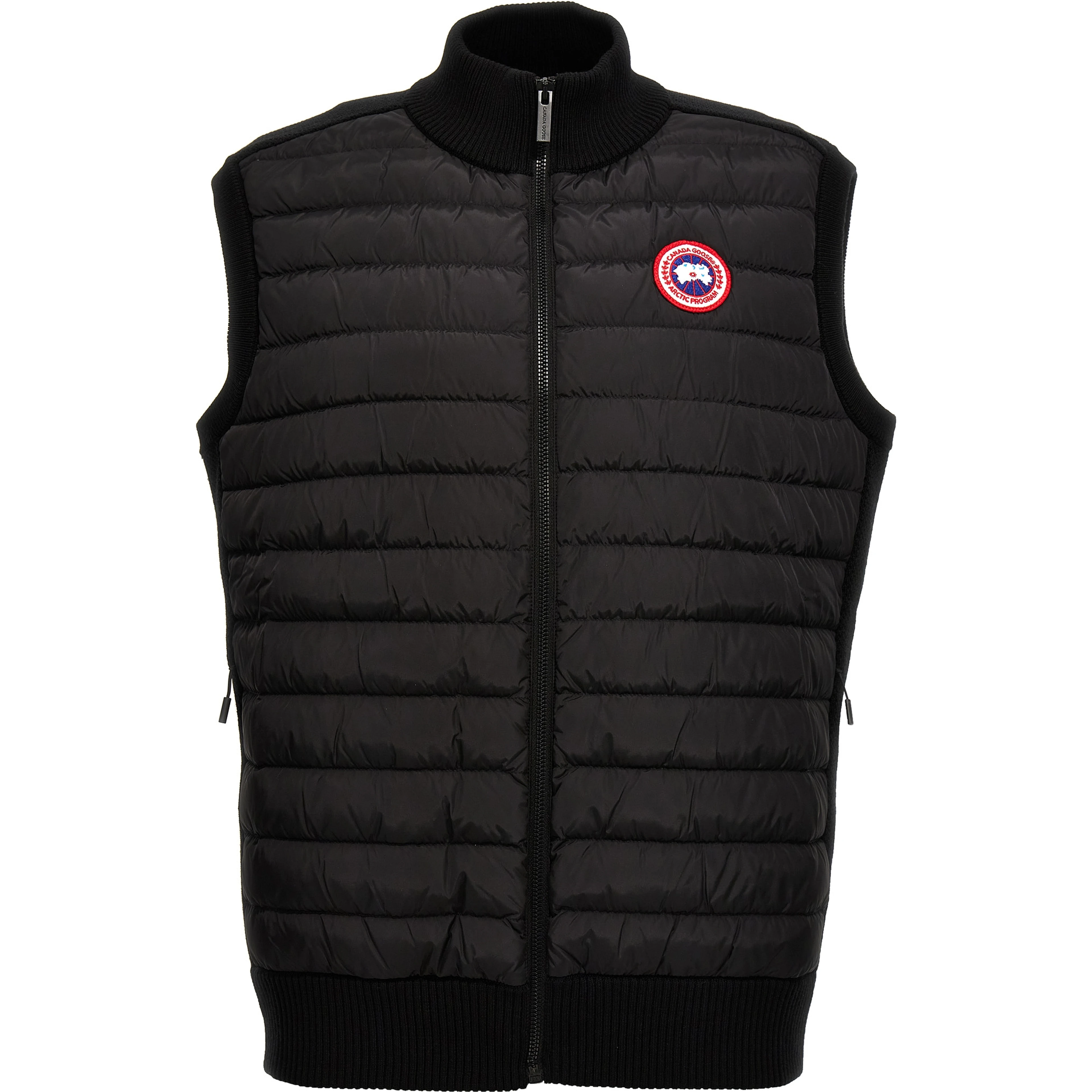 Black Polyamide Sleeveless Jacket