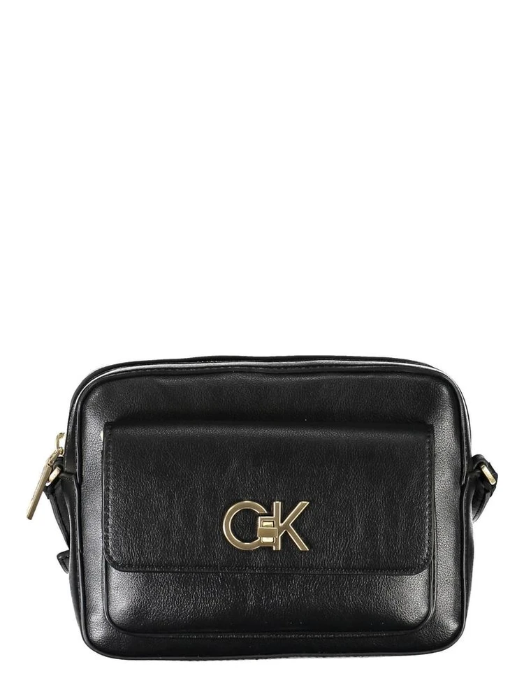Black Recycled Polyester Women Handbag