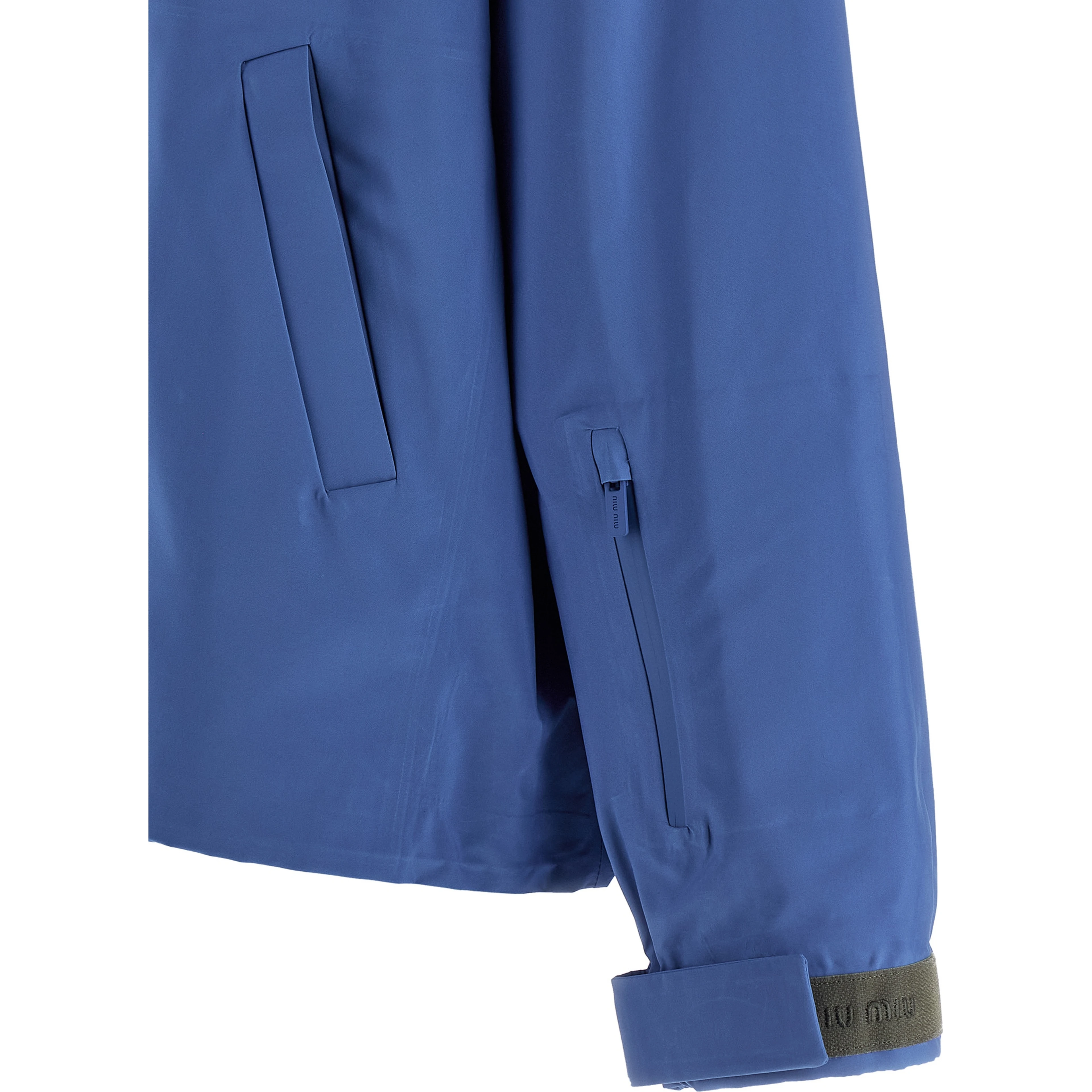 Blue Recycled Polyester Shell Jacket