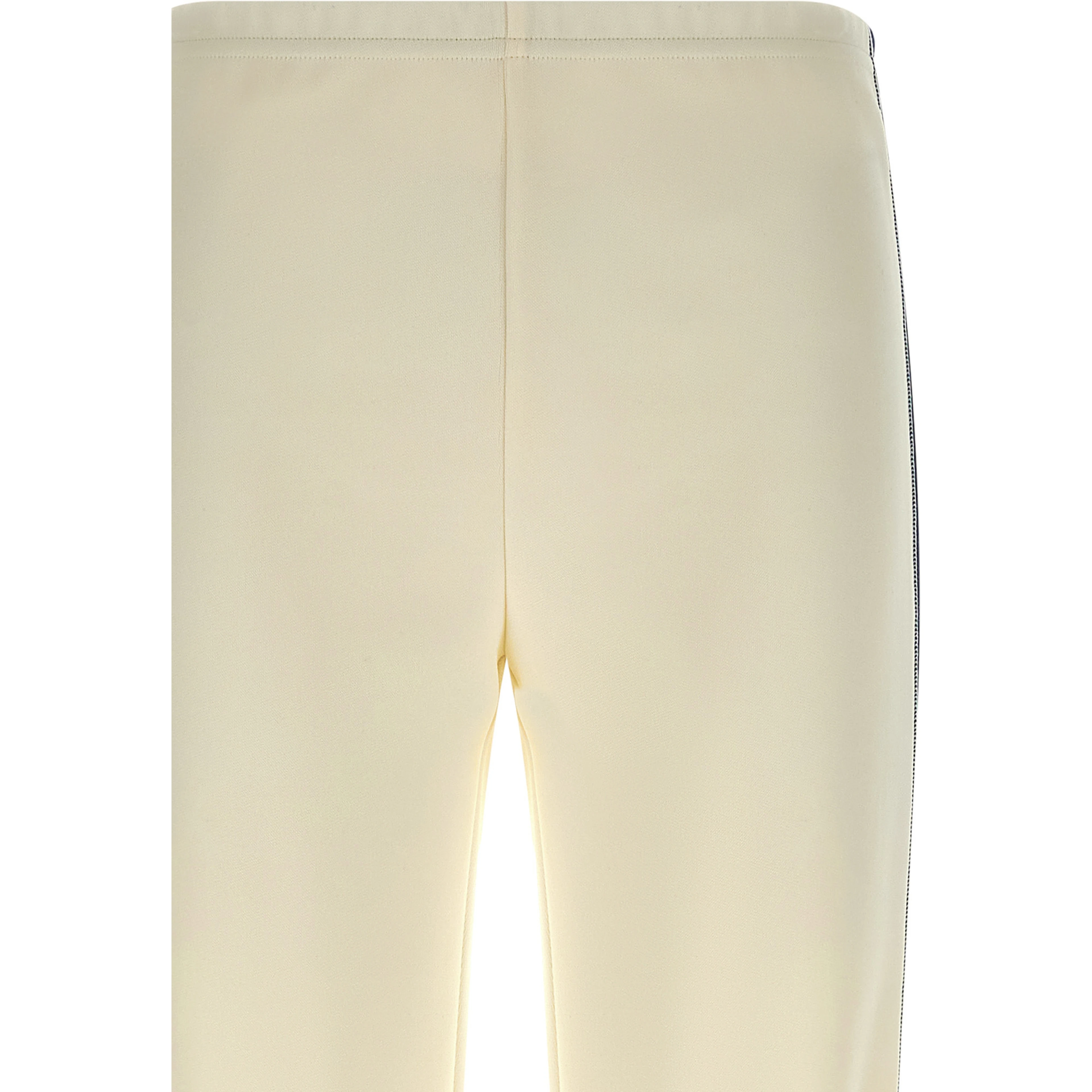 White Polyester Joggers (Workout Pants)