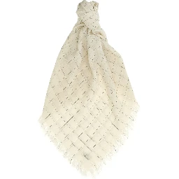 White Wool Foulard