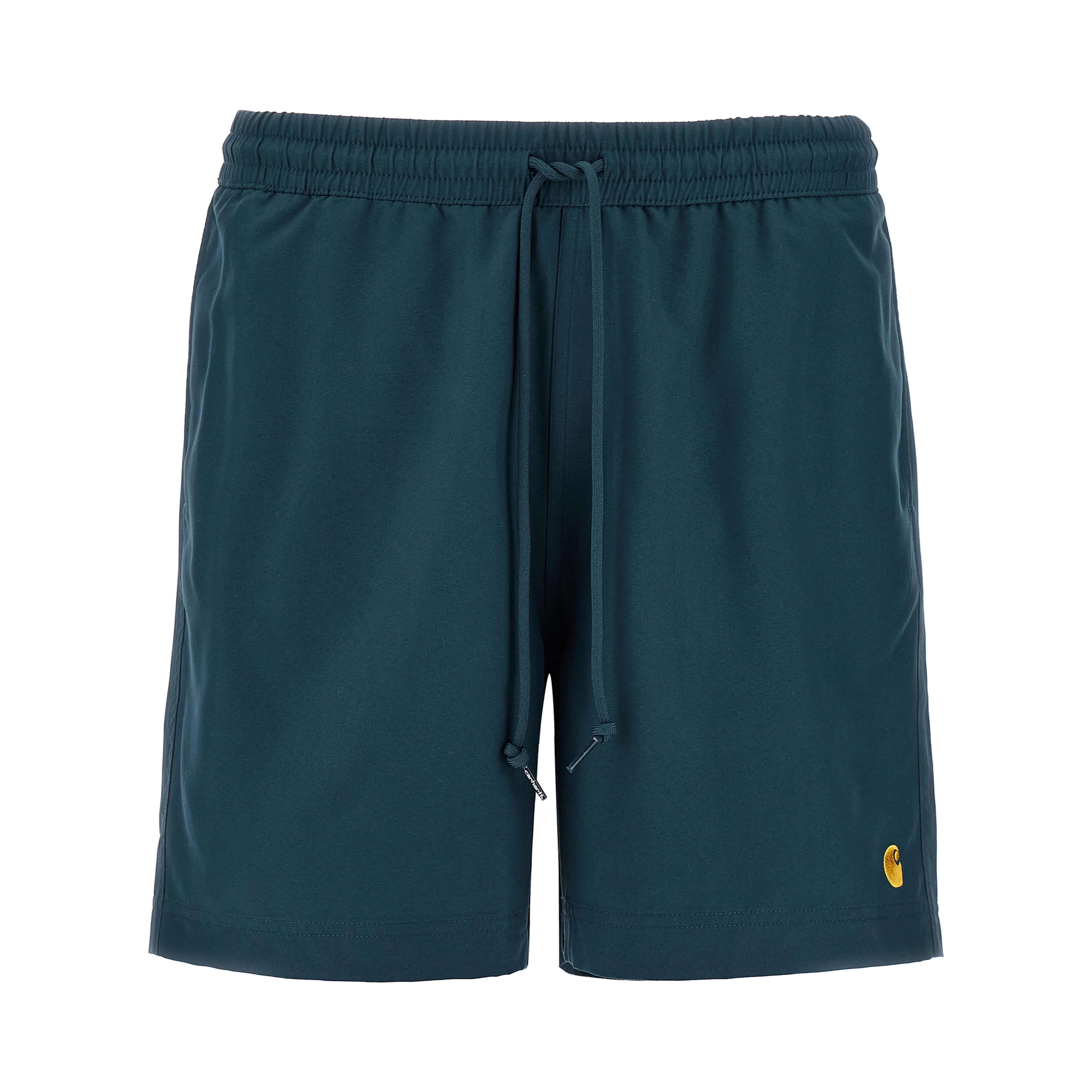 Blue Polyester Shorts