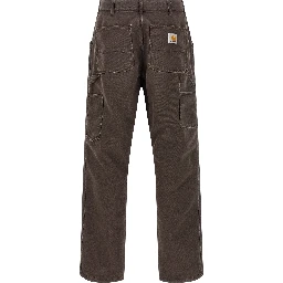 Brown Organic Cotton Casual Pants