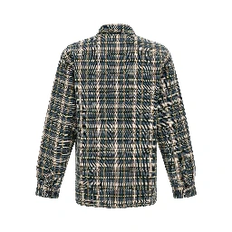 Multicolor Cotton Full-Length Jacket
