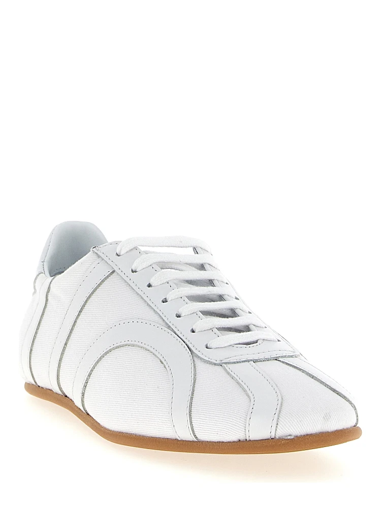 White Recycled Cotton Low Top Sneakers alternative