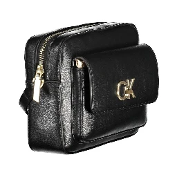 Black Recycled Polyester Women Handbag