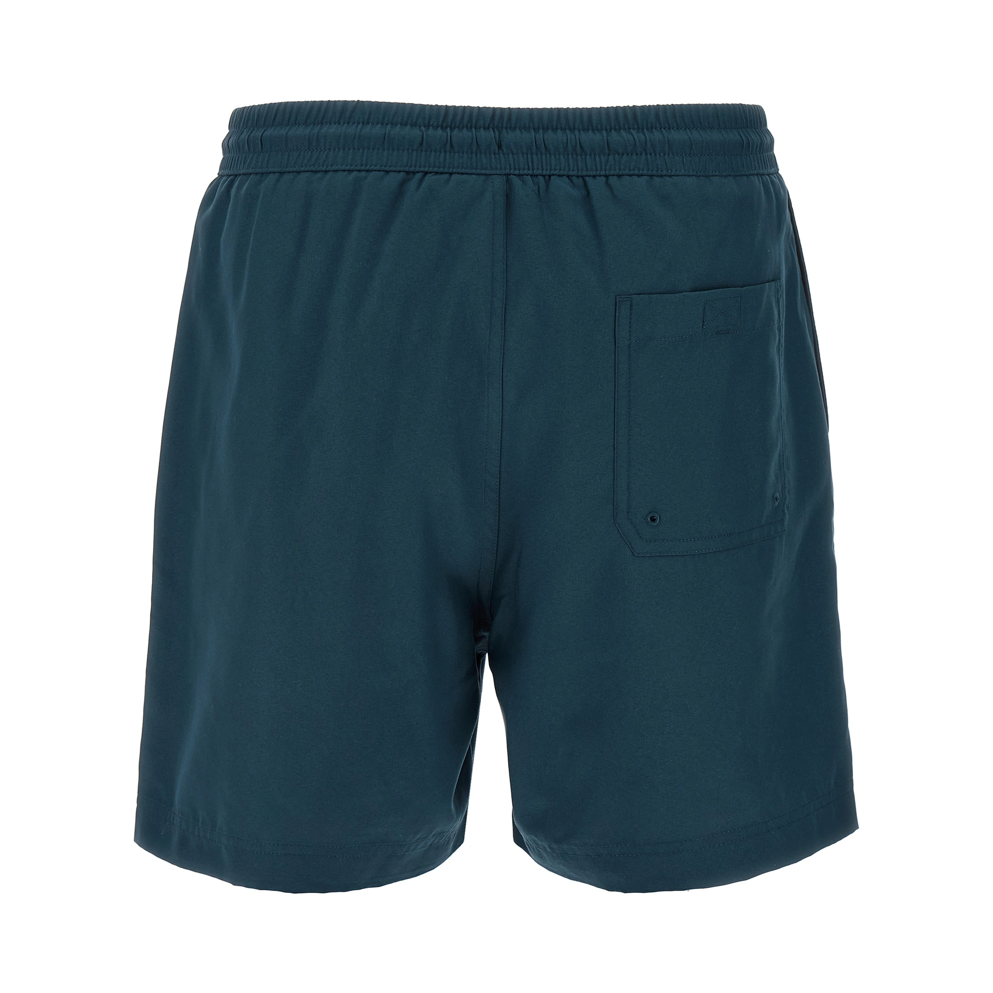 Blue Polyester Shorts