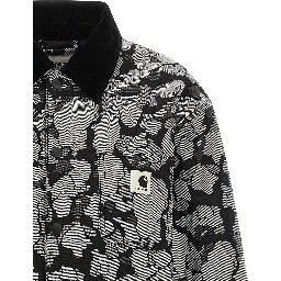 Gray Cotton Full-Length Jacket