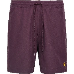 Purple Polyester Shorts