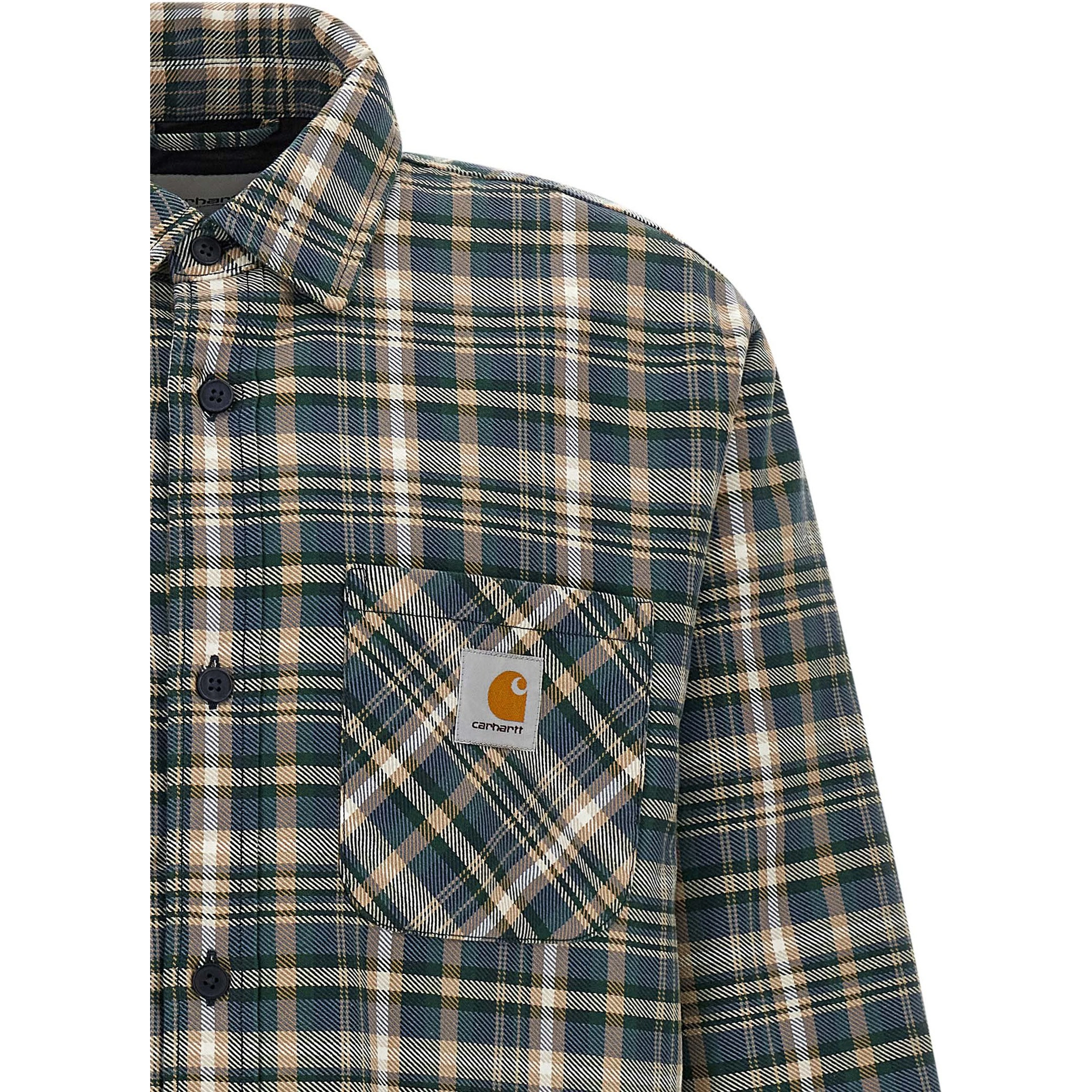 Multicolor Cotton Full-Length Jacket