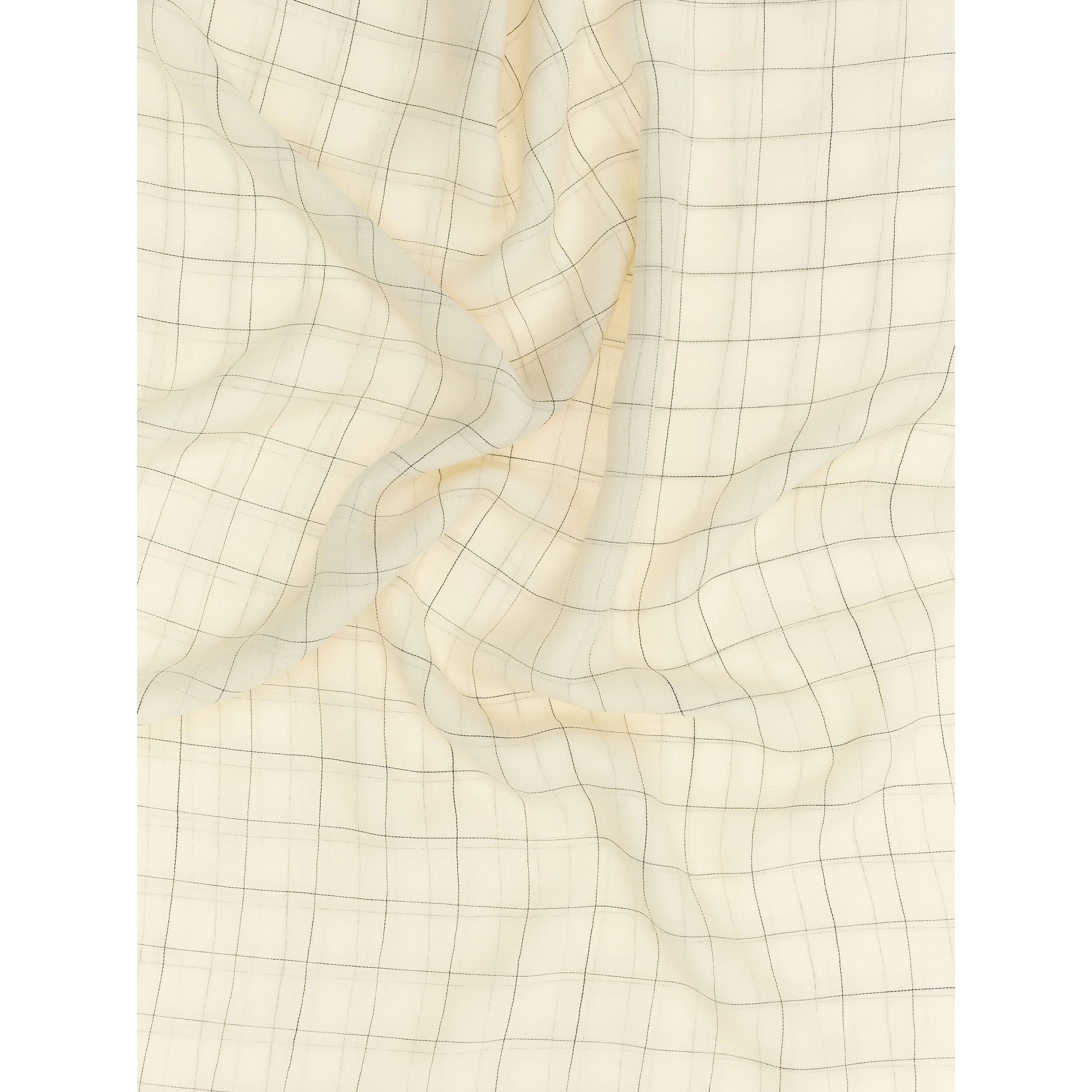 White Wool Foulard