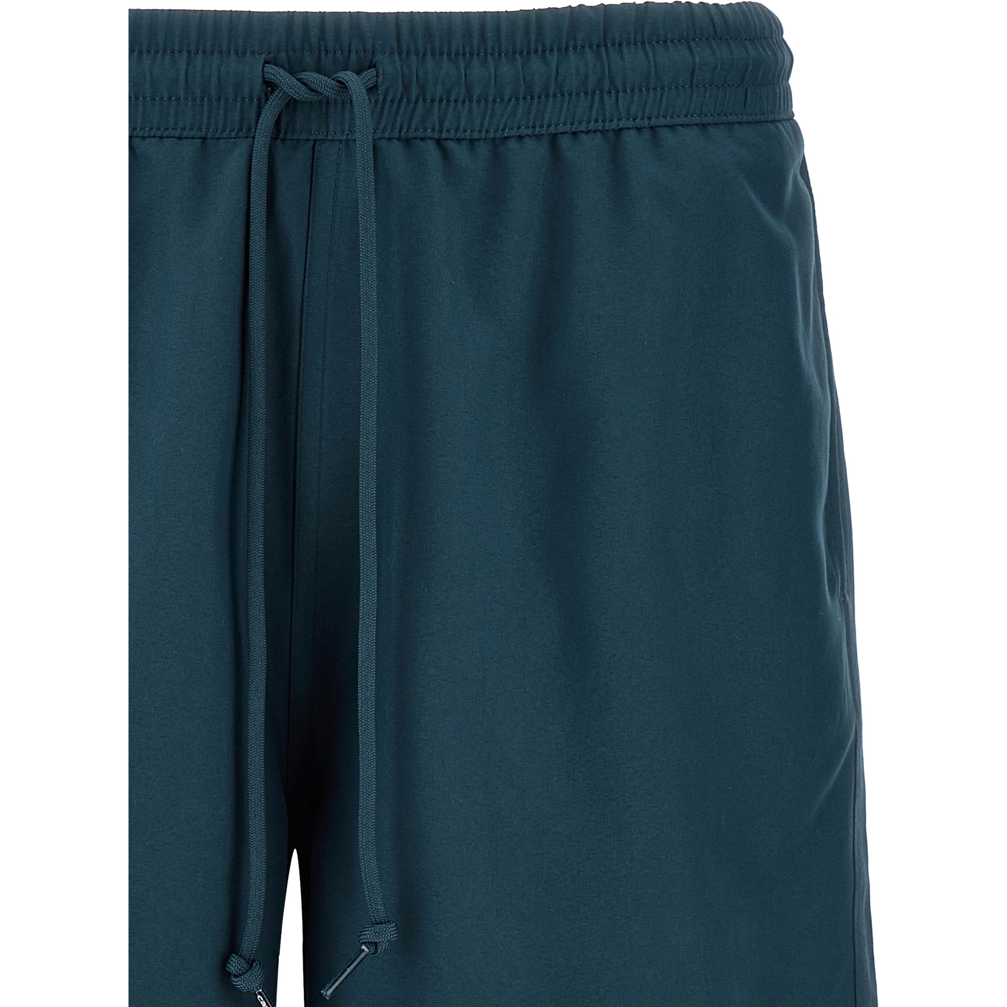 Blue Polyester Shorts