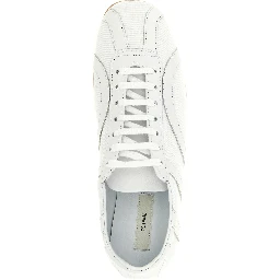 White Recycled Cotton Low Top Sneakers