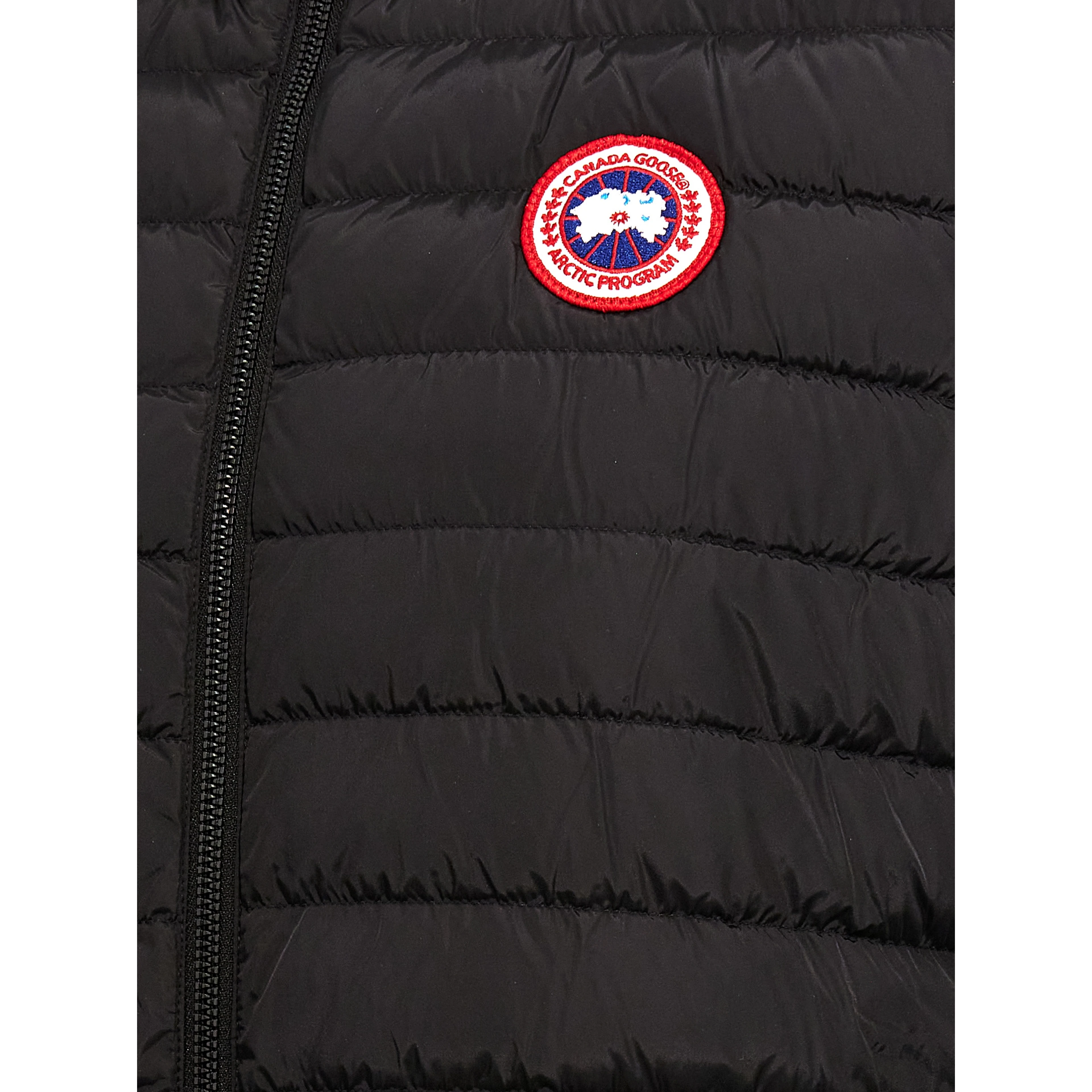 Black Polyamide Sleeveless Jacket