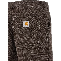 Brown Organic Cotton Casual Pants