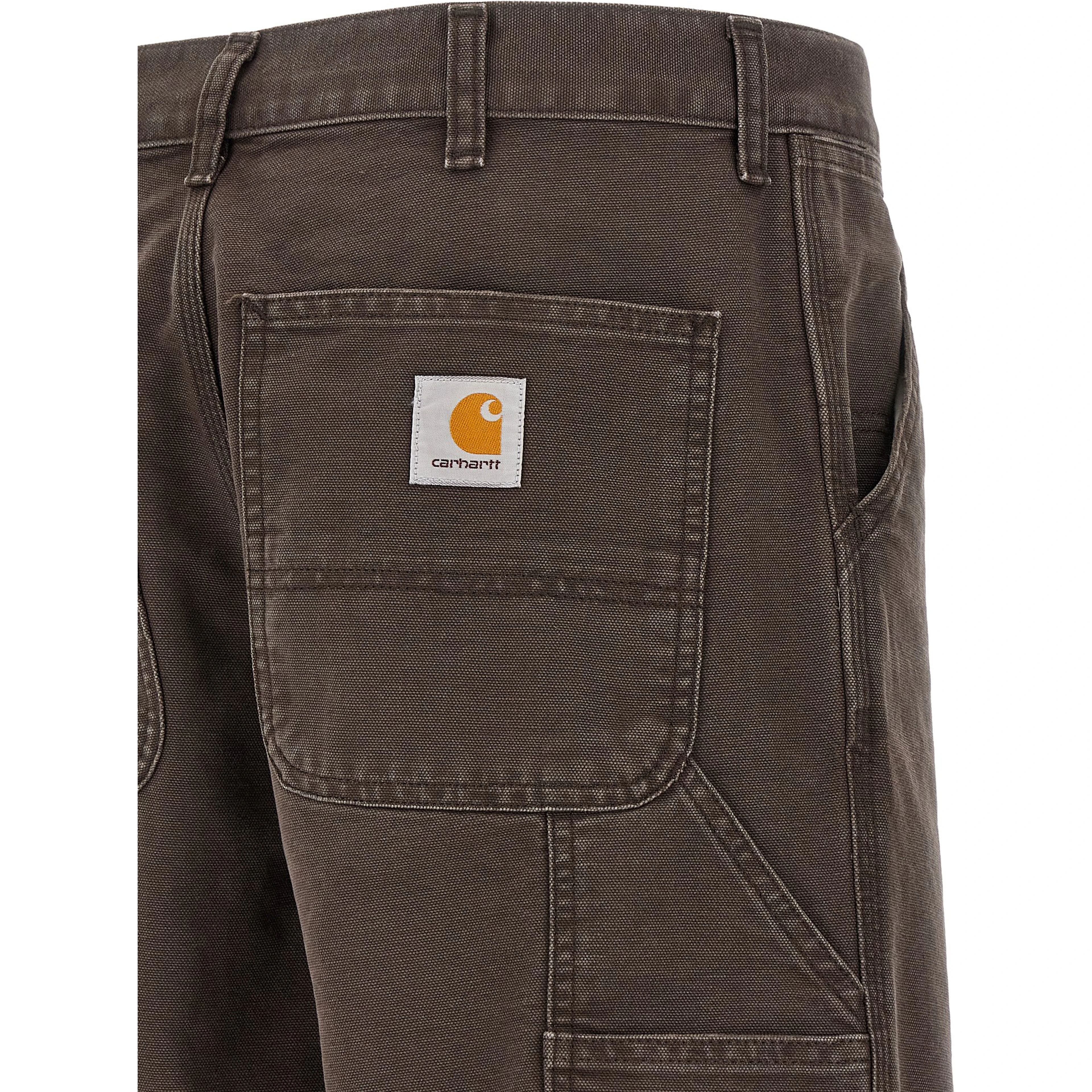Brown Organic Cotton Casual Pants