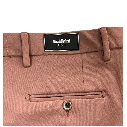 Pink Viscose Men Pant