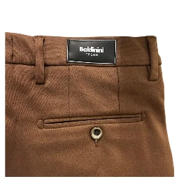 Brown Viscose Men's Pant