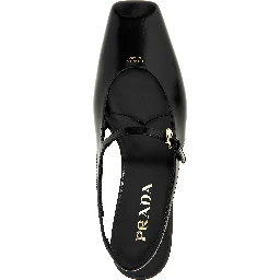 Black Calfskin Ballet Flats