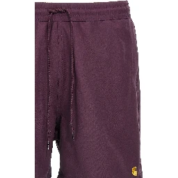 Purple Polyester Shorts