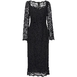 Black Polyamide Casual Dress