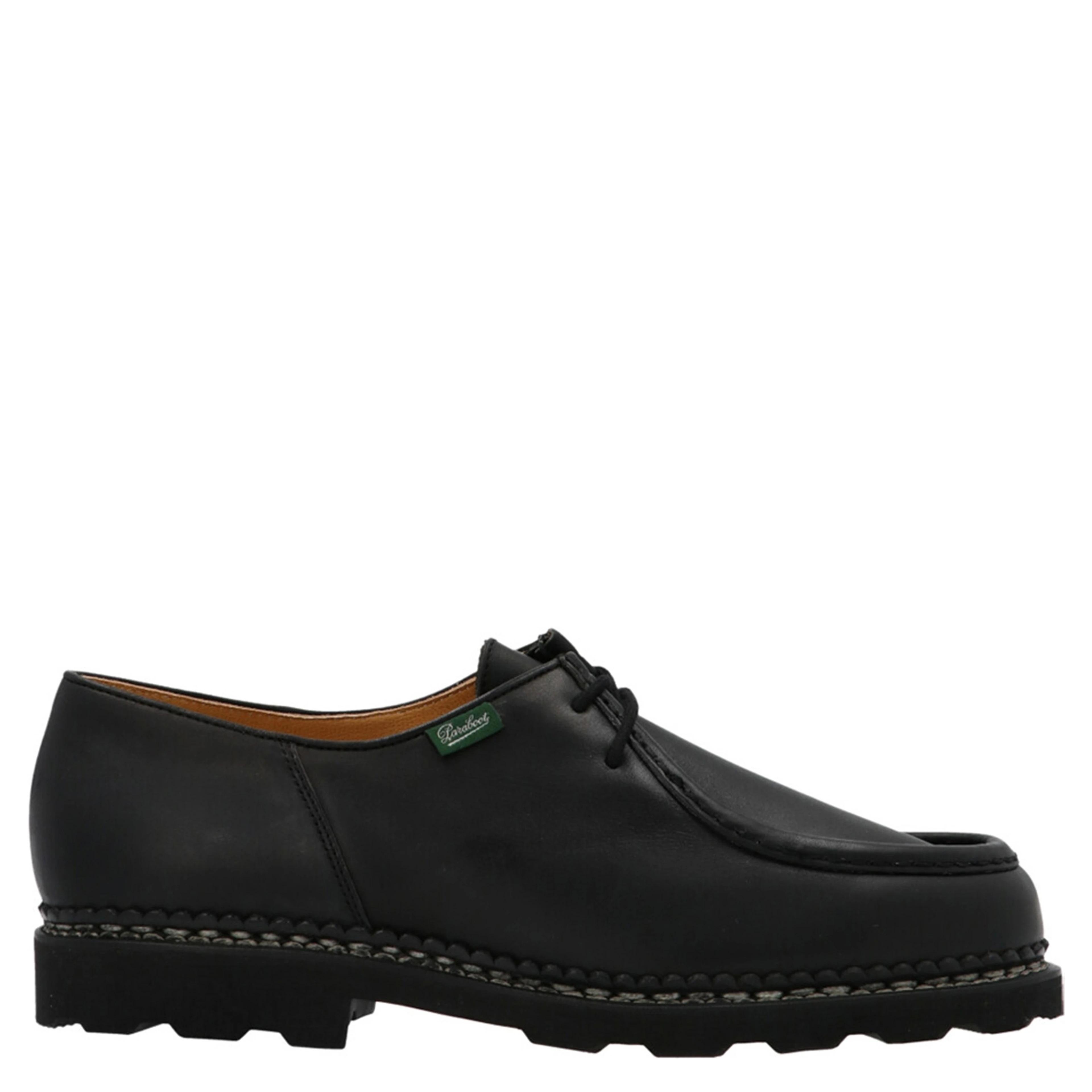 Black Calfskin Oxfords And Derbies