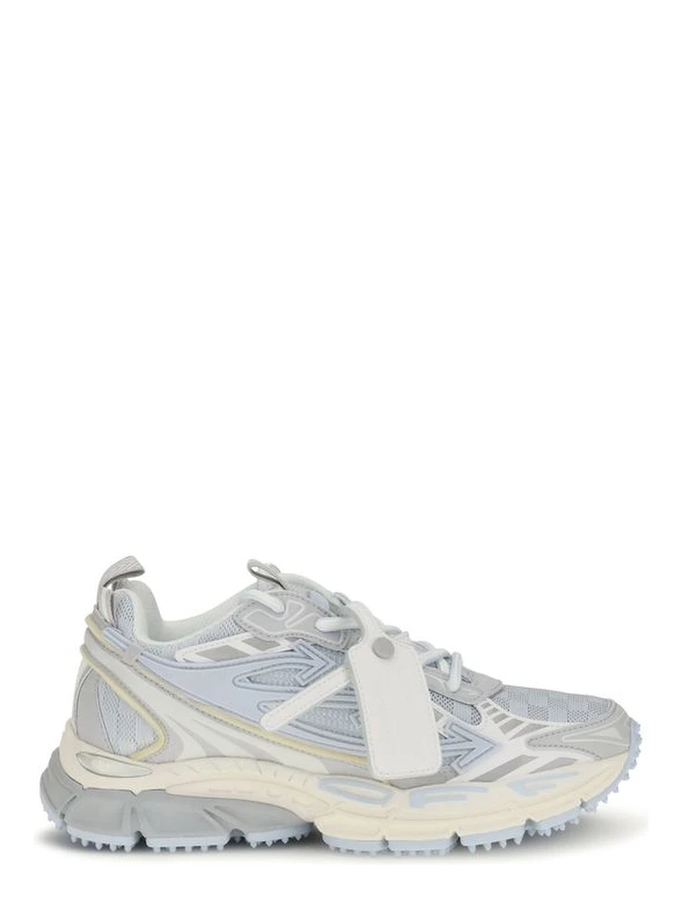 Gray Fabric Athletic Sneakers