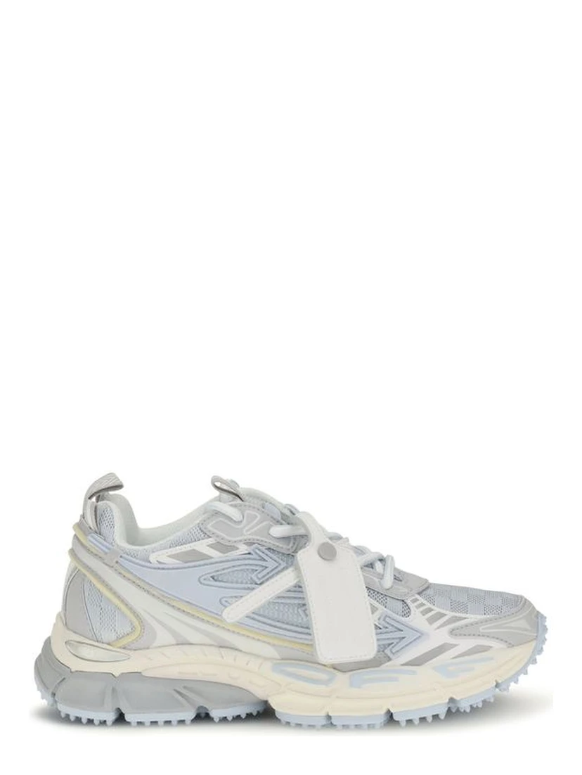 Gray Fabric Athletic Sneakers
