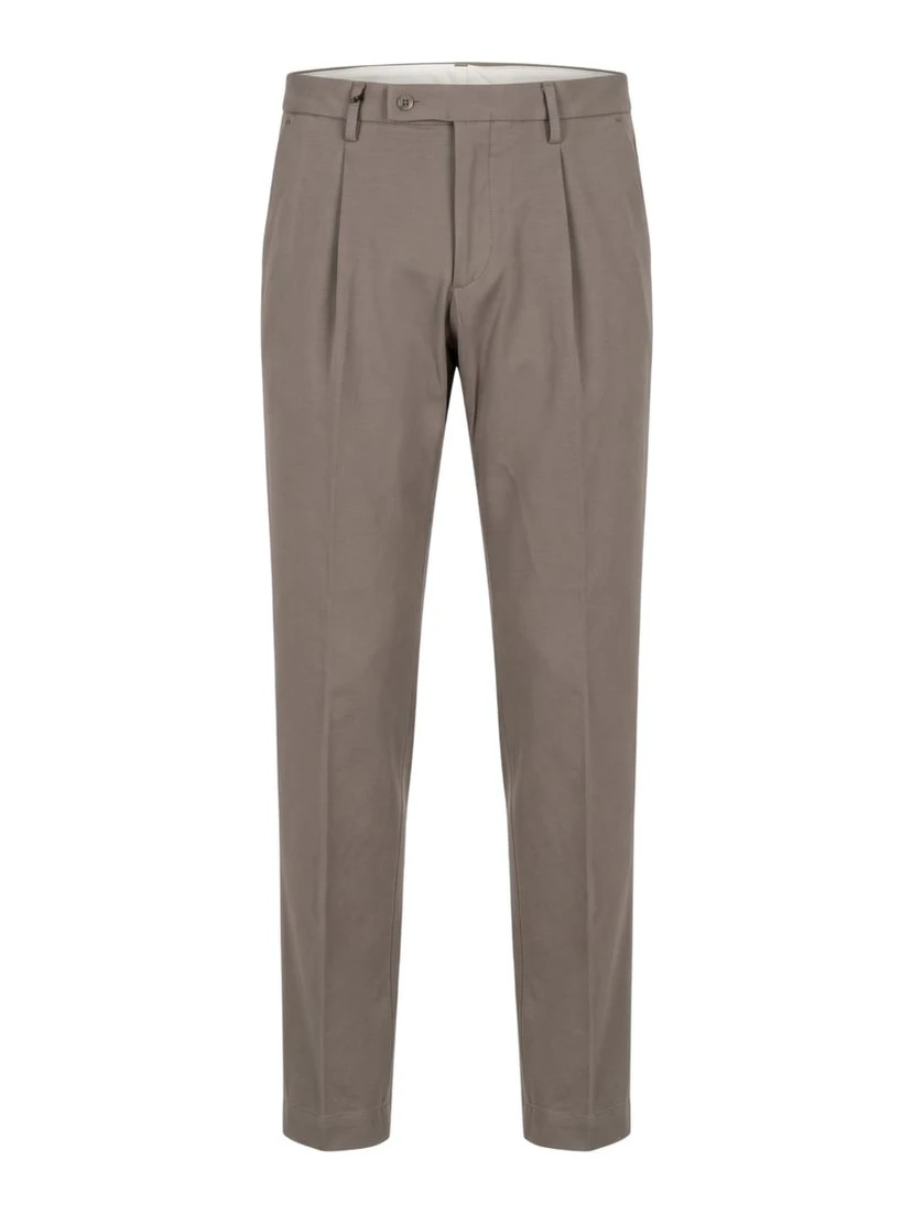 Grey Viscose Men Pants