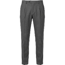 Grey Viscose Men Pant