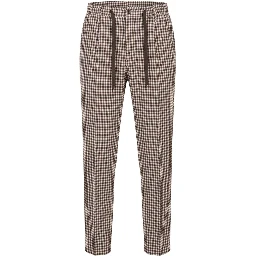 Brown Cotton Men Pant