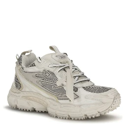Beige Acetate Athletic Sneakers