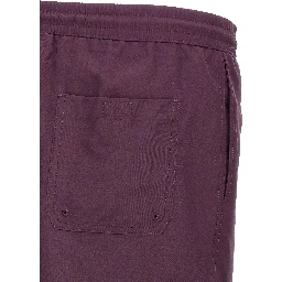 Purple Polyester Shorts