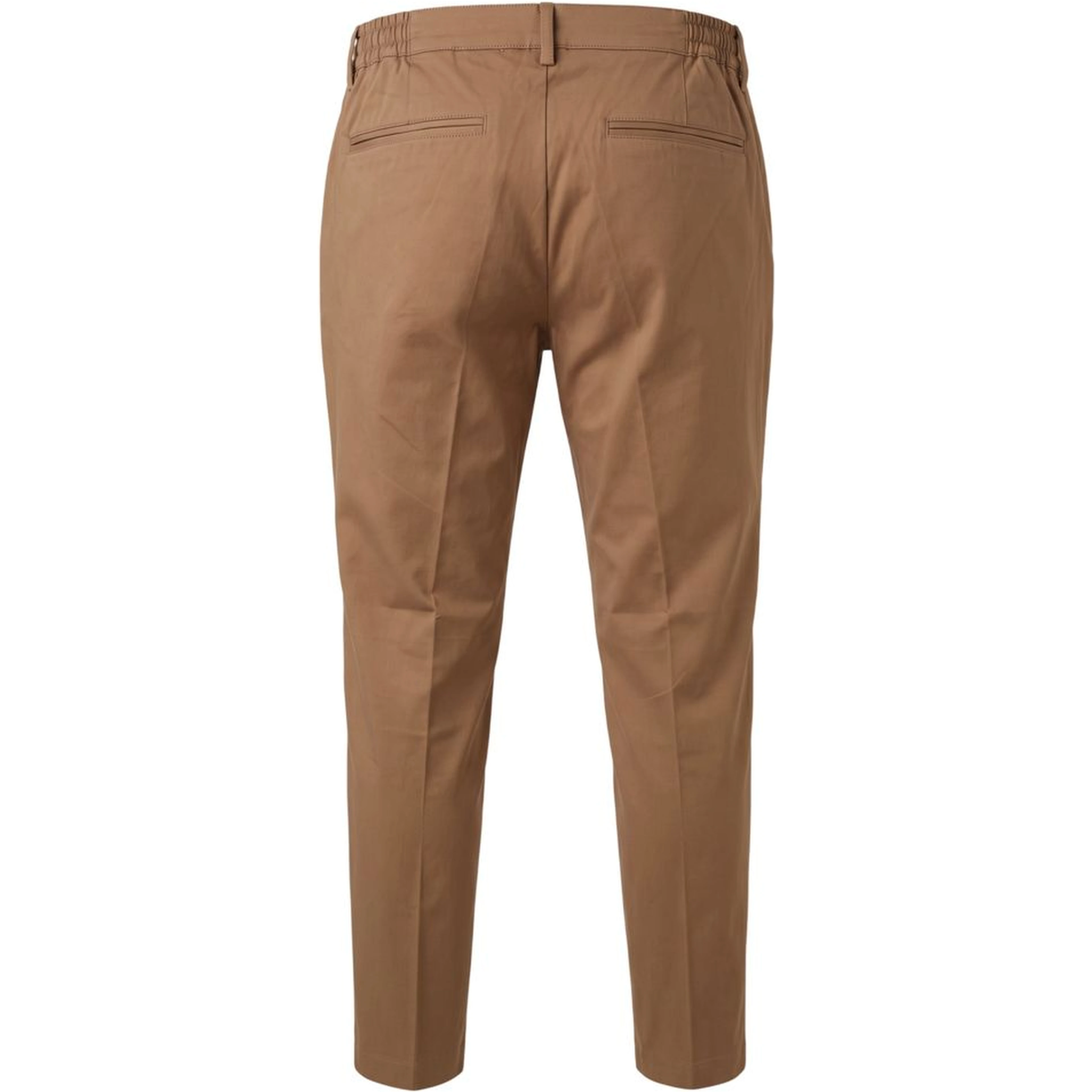 Brown Cotton Men Pants