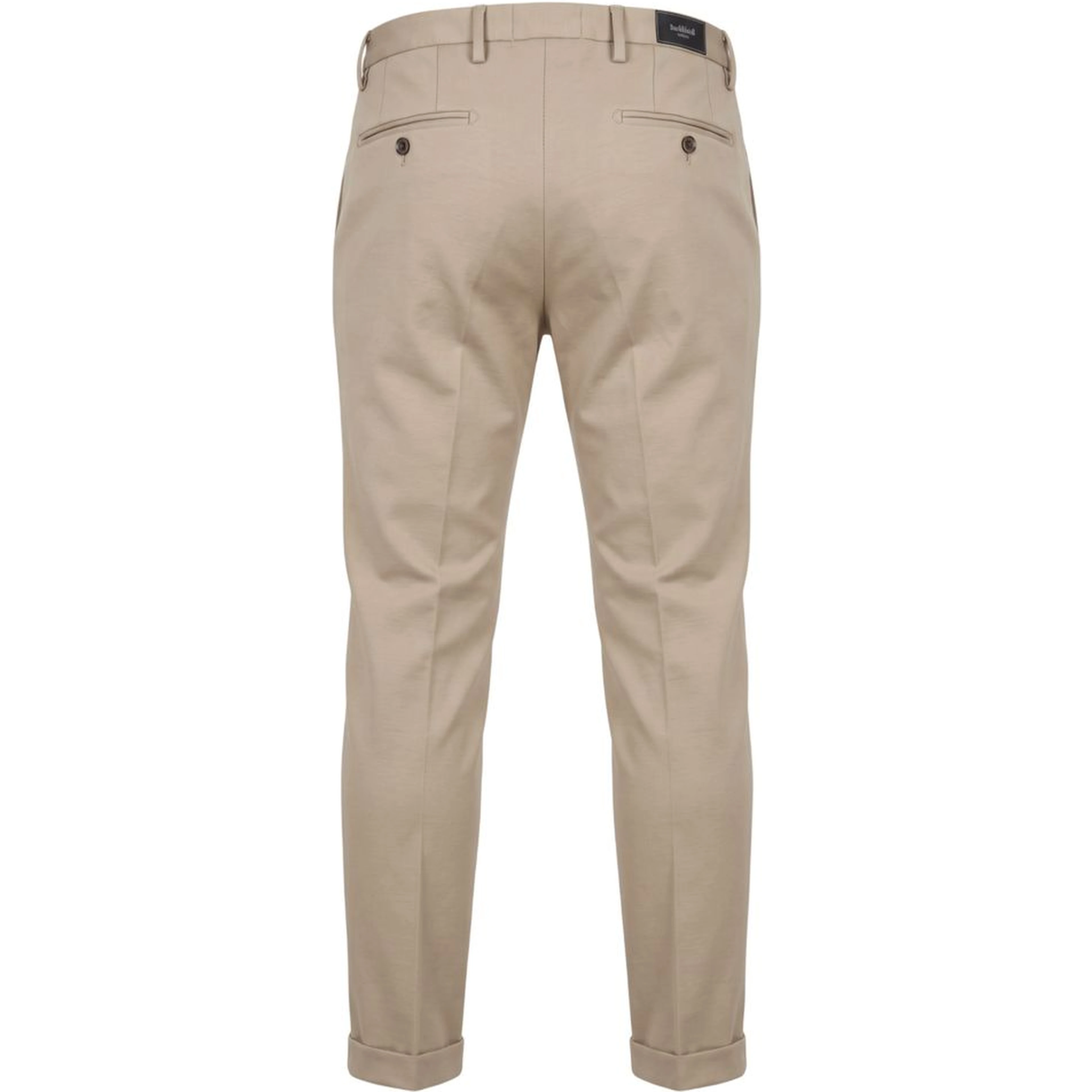 Beige Viscose Men Pant
